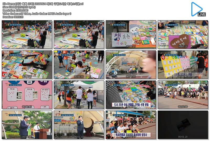 [서구 톡톡 35회] 20160924 제1회 구립도서관 북페스티벌.jpg 사진